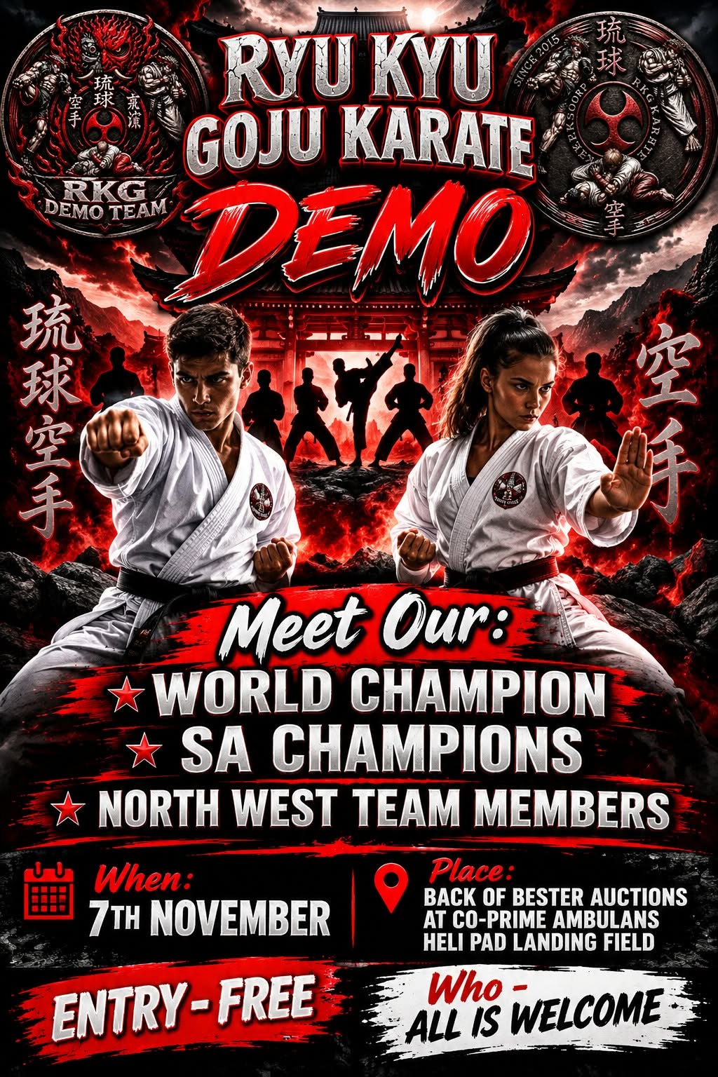 Ryu Kyu Goju Karate Demo