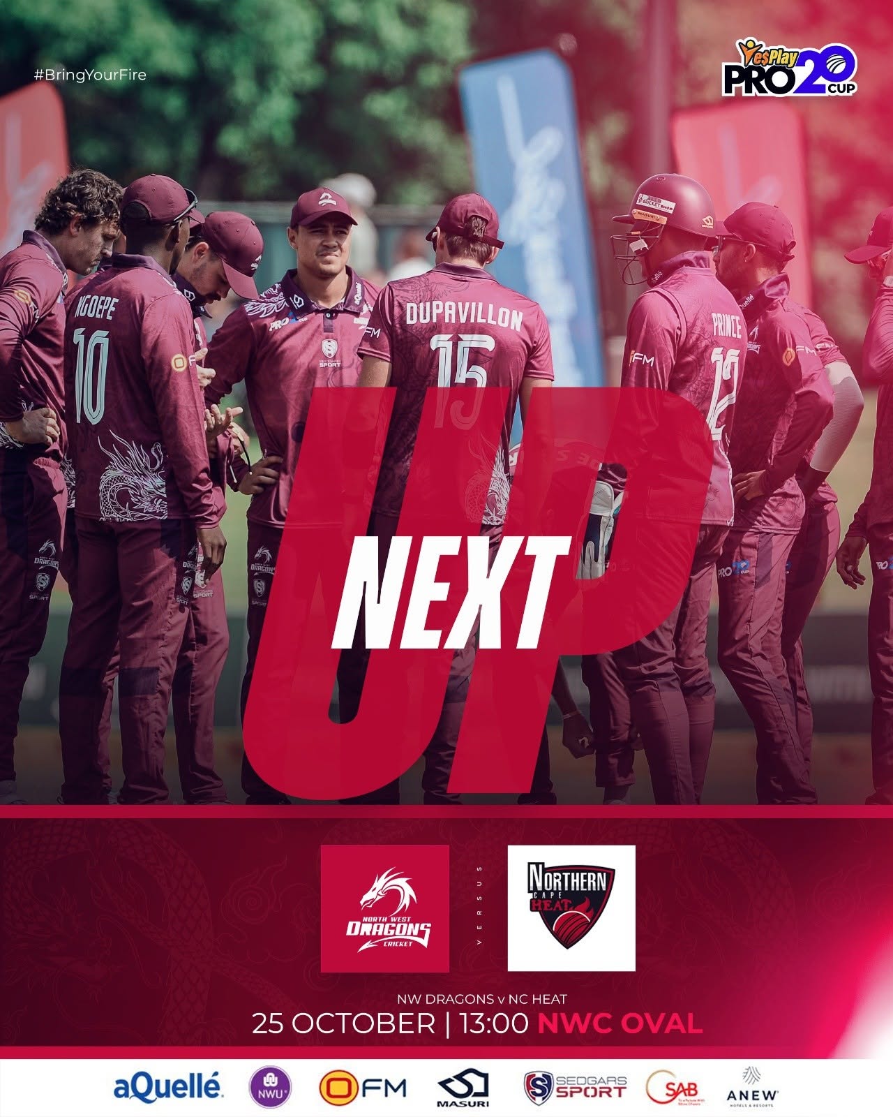 North West Dragons vs Northen Cape Heat