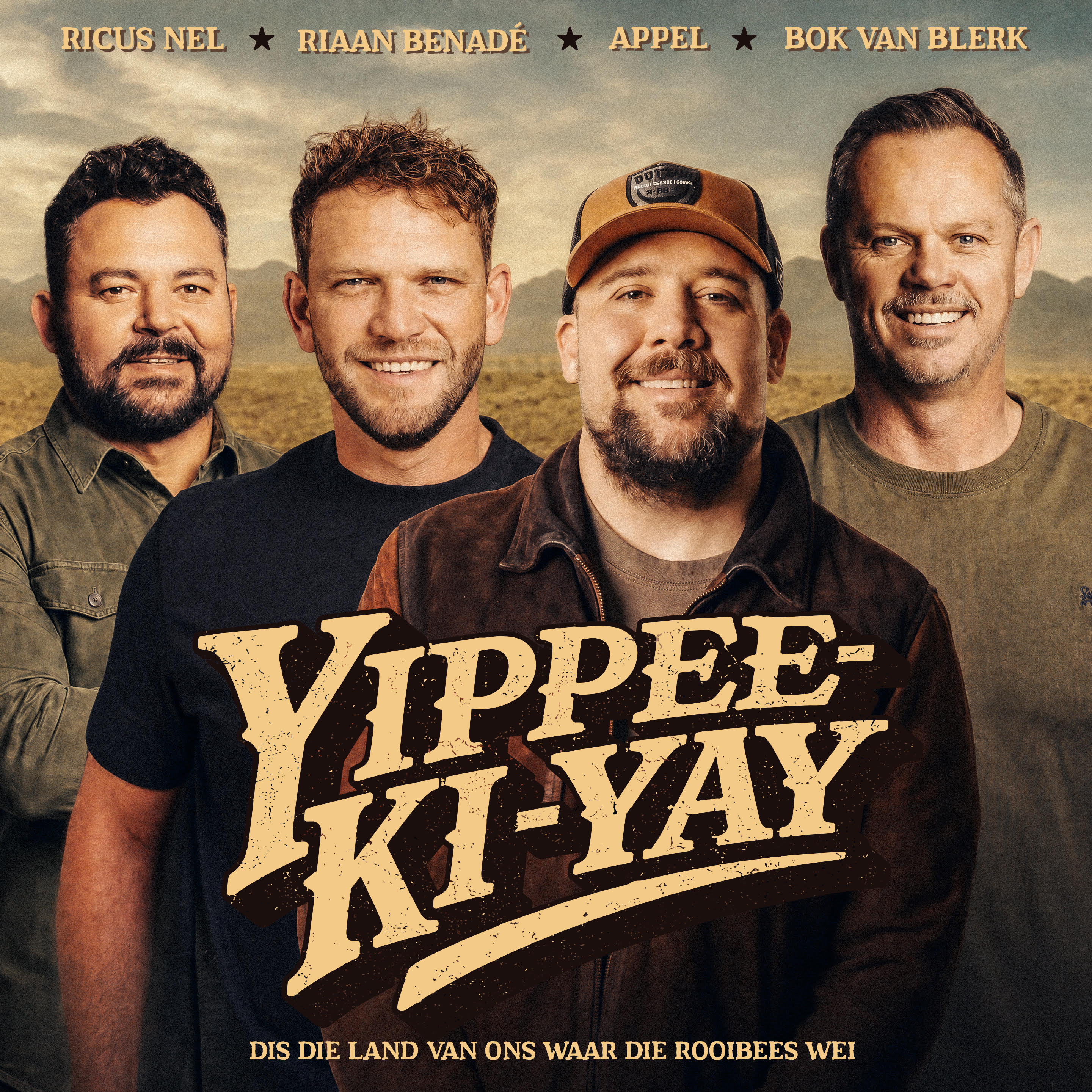 Vier van Afrikaans se grootste stemme span saam vir nuwemeesterstuk, ‘Yippee-Ki-Yay’
