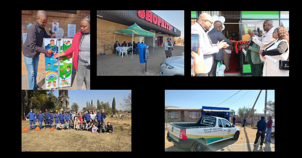 Municipal Upgrades and Community Initiatives Drive Recent Activity in Matlosana