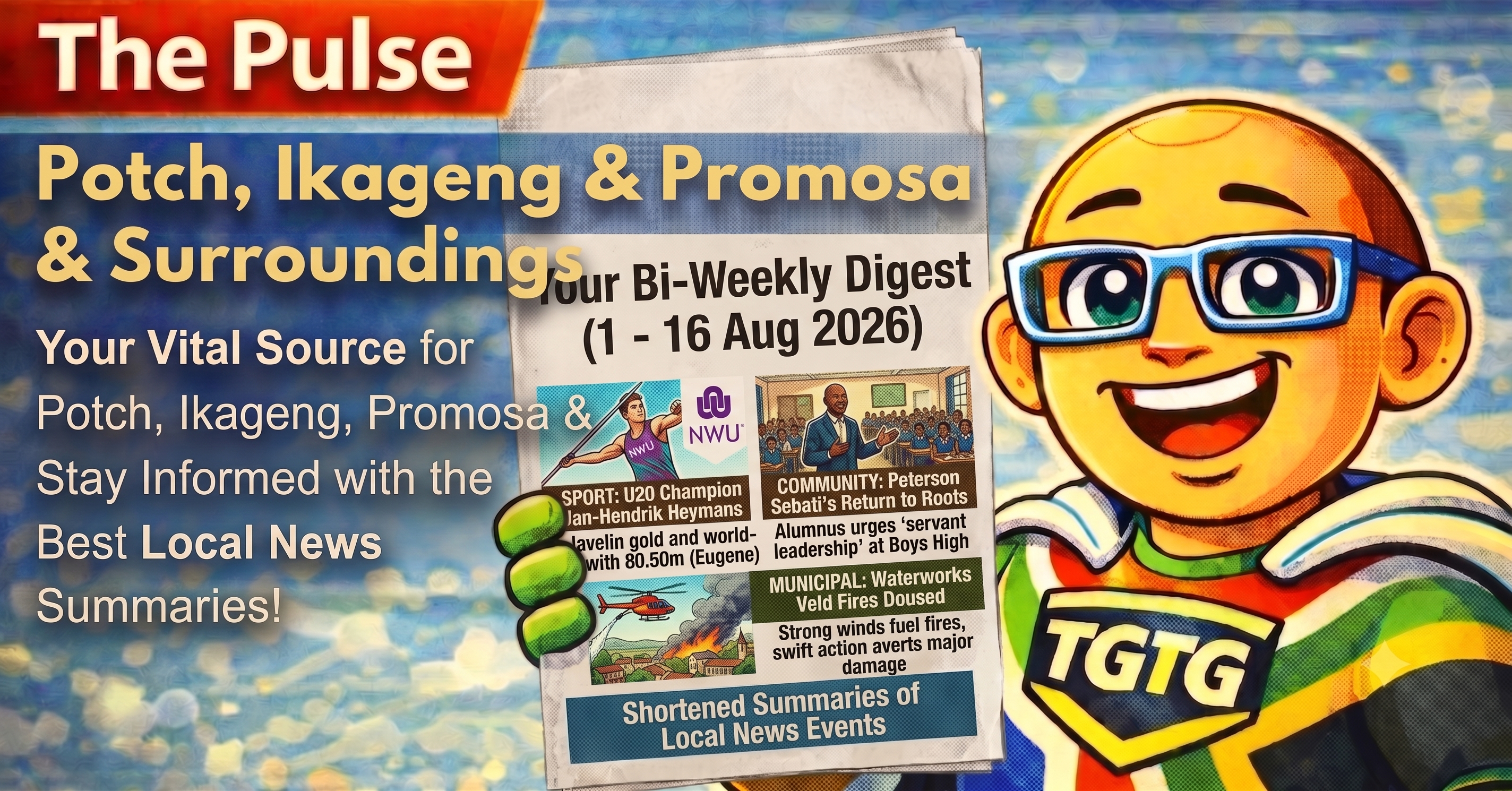 The Pulse of Potch: Bi-Weekly News Roundup (1 August – 16 August 2026)
