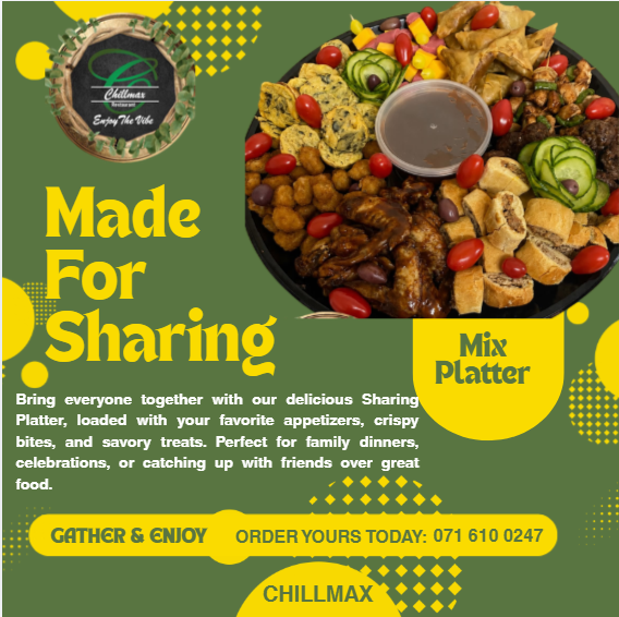 🍽️ Gather, Share, and Enjoy: Chillmax Restaurant Offers the Ultimate Mix Platter 🎉