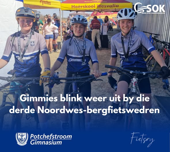 Gimmie-Fietsryers In Palm Podiumplekke by Noordwes Bergfietswedren! 🚴‍♂️💨