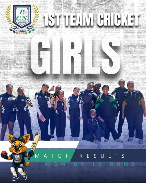 PCS First Team Girls Cricket Claims Outstanding 15-Run Victory! 🏏💥