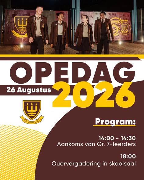 Hoërskool Wesvalia Nooi Graad 7-Leerders Na Jaarlikse Opedag 2026! 🏫✨