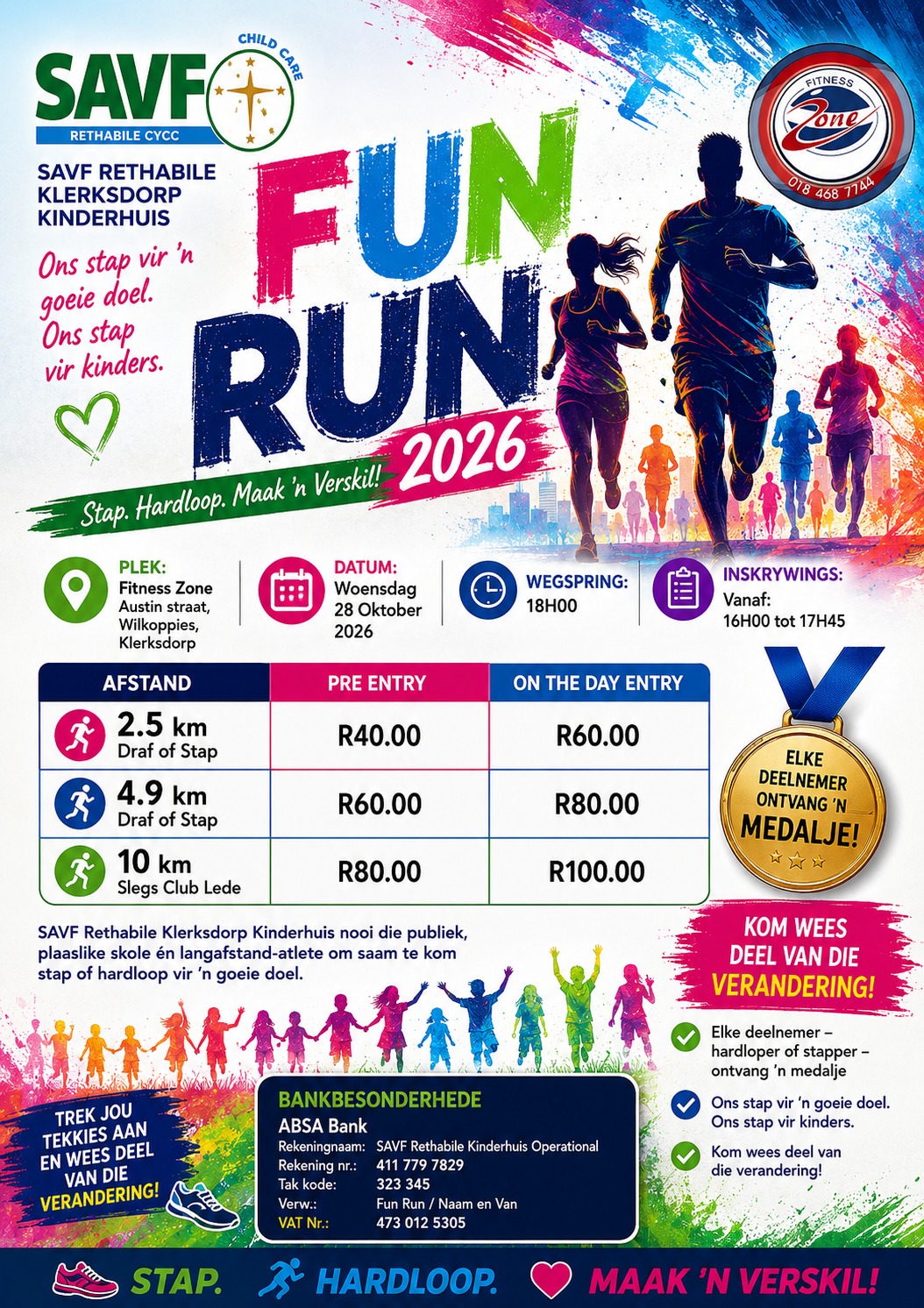 Lacing Up for a Good Cause - SAVF Rethabile Fun Run Returns