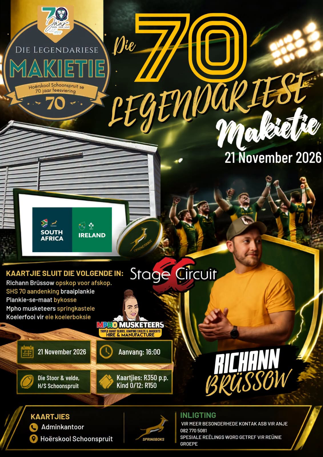 Seventy Years of Schoonies: Hoërskool Schoonspruit Plans a Legendary Makietie for 21 November