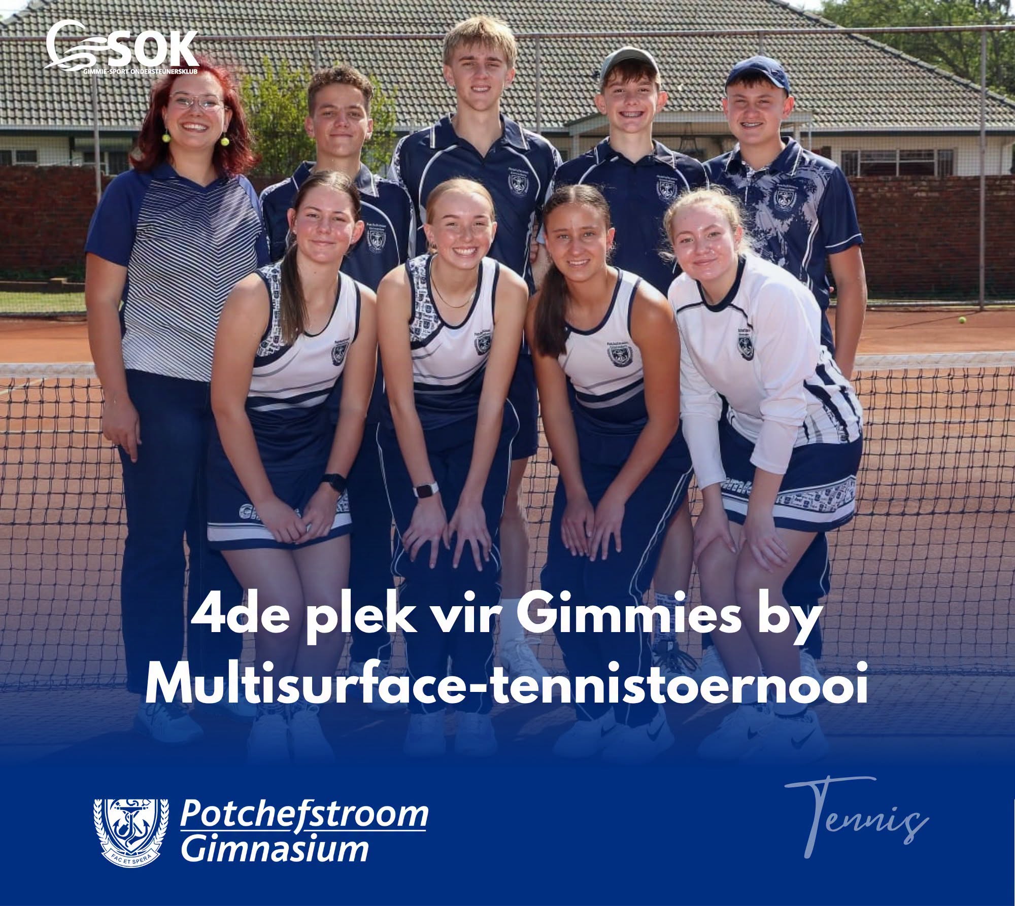 One Set Short of Bronze: Potchefstroom Gimnasium Tennis Teams Finish Fourth at Multisurface Tournament