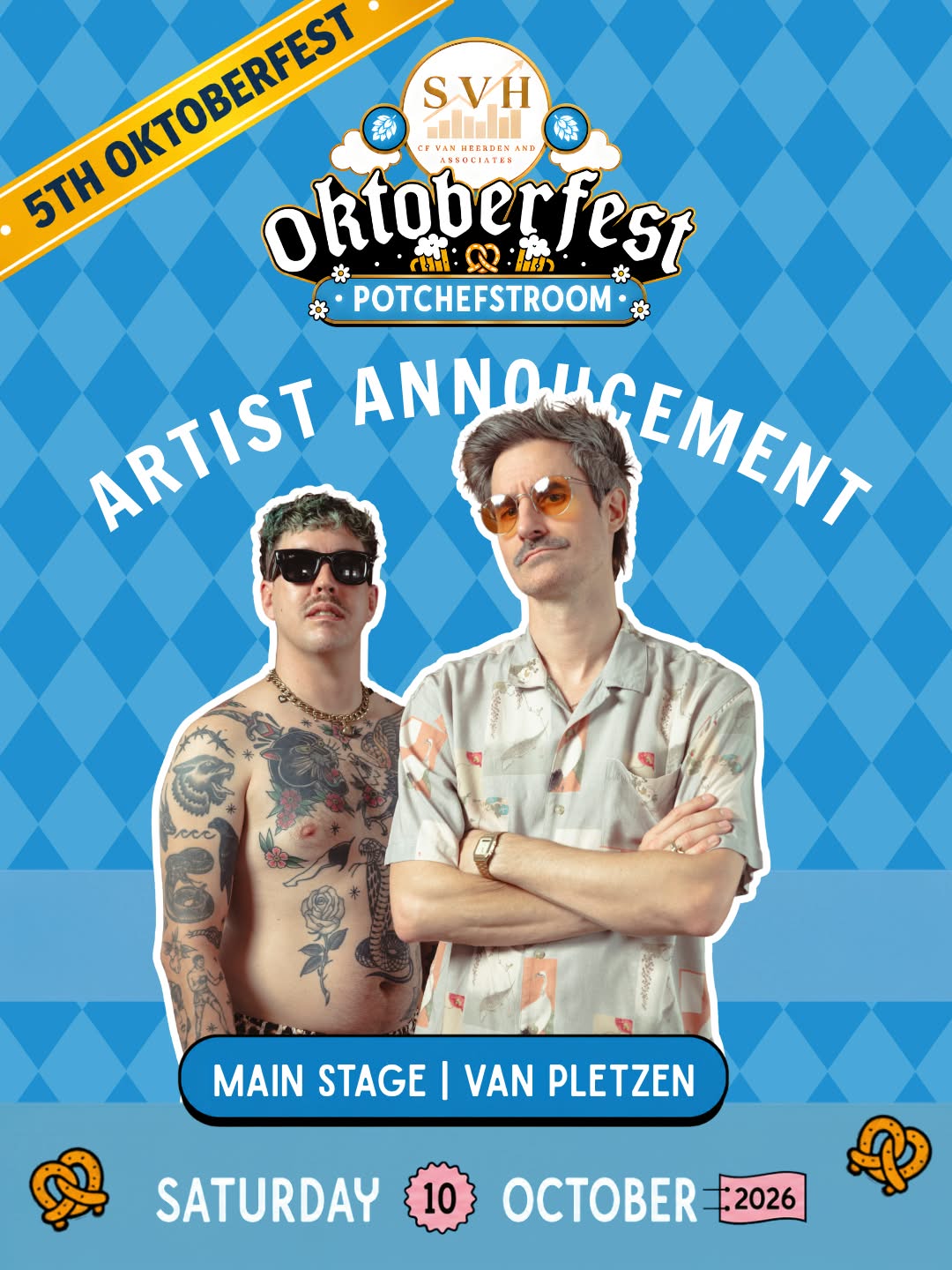 Pure "Legehness" Incoming: Van Pletzen Headline the Main Stage at Bult Oktoberfest 2026