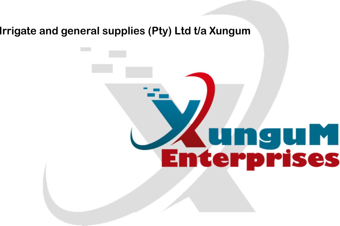 Irrigate and General t/a Xungum logo